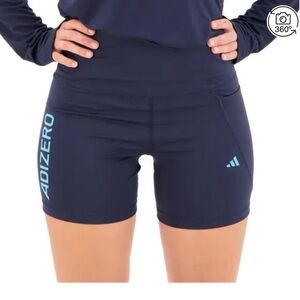 Adizero Black and Red Athletic Shorts